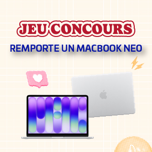 Jeu concours macbook neo