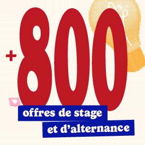 800 offres de stage et d'alternance