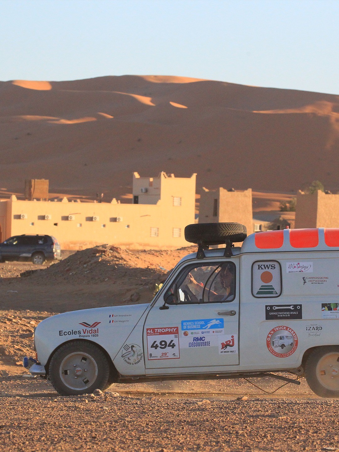 Amandine dans le désert